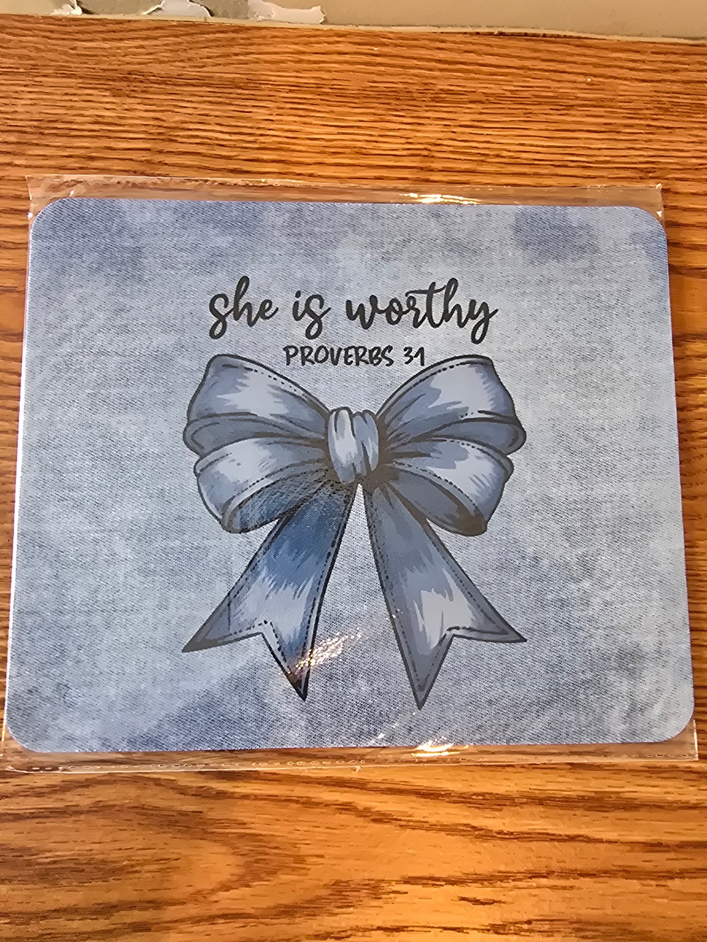 She is worthy Mousepad