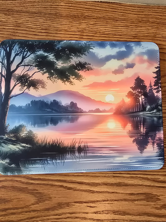 Sunset Lake Mousepad